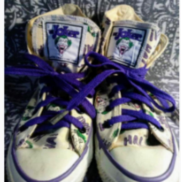 Converse all stars Shoes - Joker Converse All Star DC Comics 1989